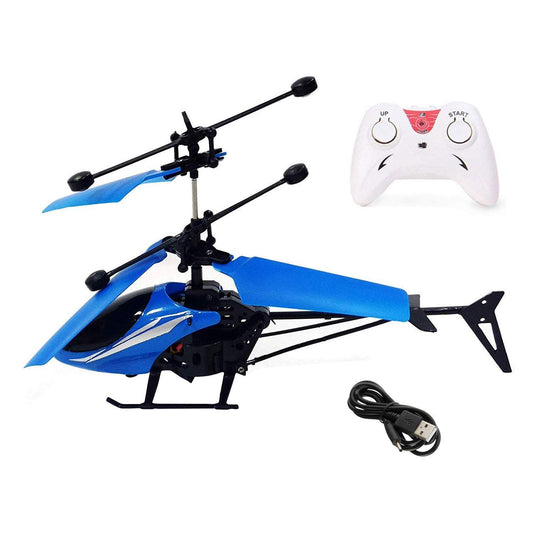 2-in-1 Remote Control & Hand Sensor Flying Helicopter | Rechargeable