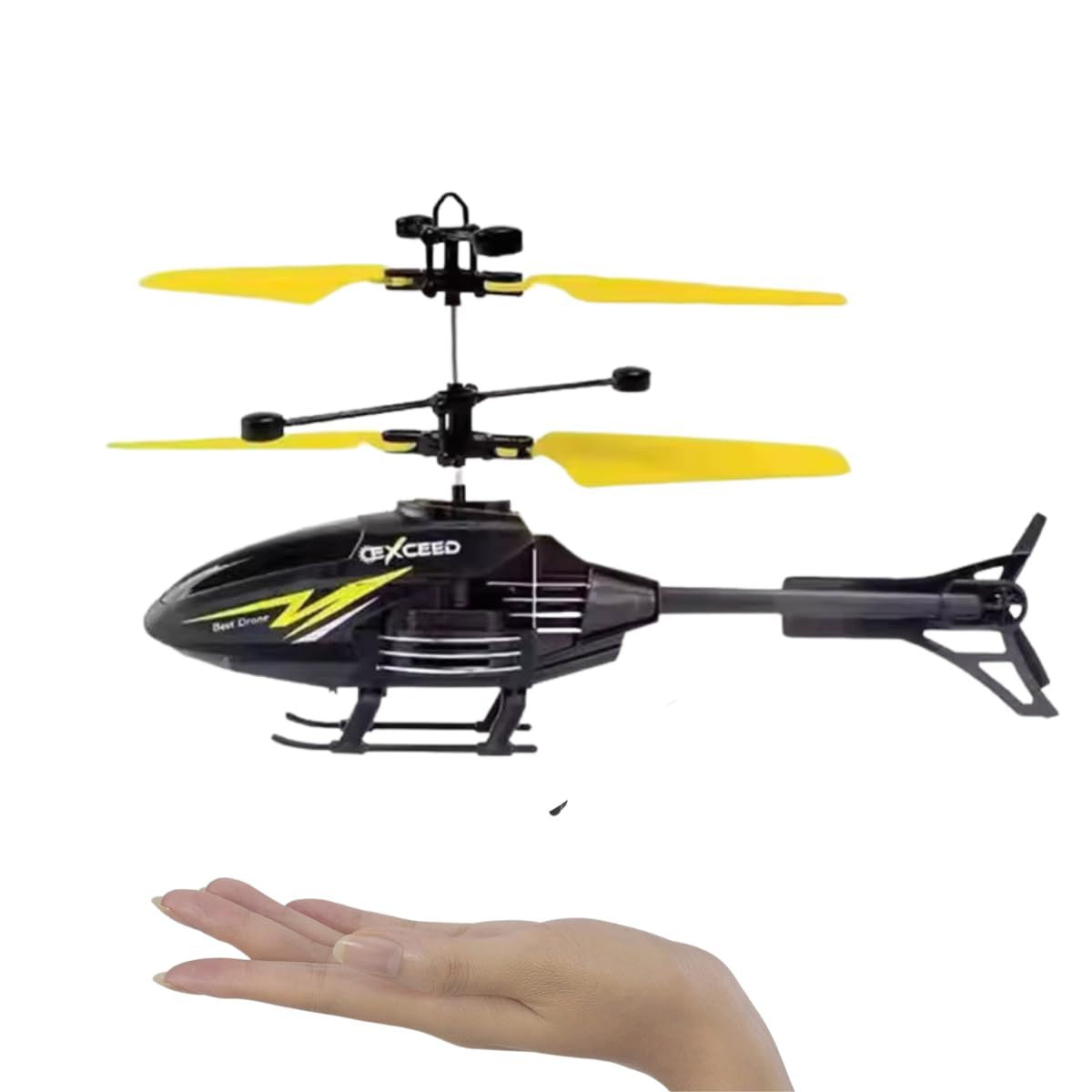 2-in-1 Remote Control & Hand Sensor Flying Helicopter | Rechargeable