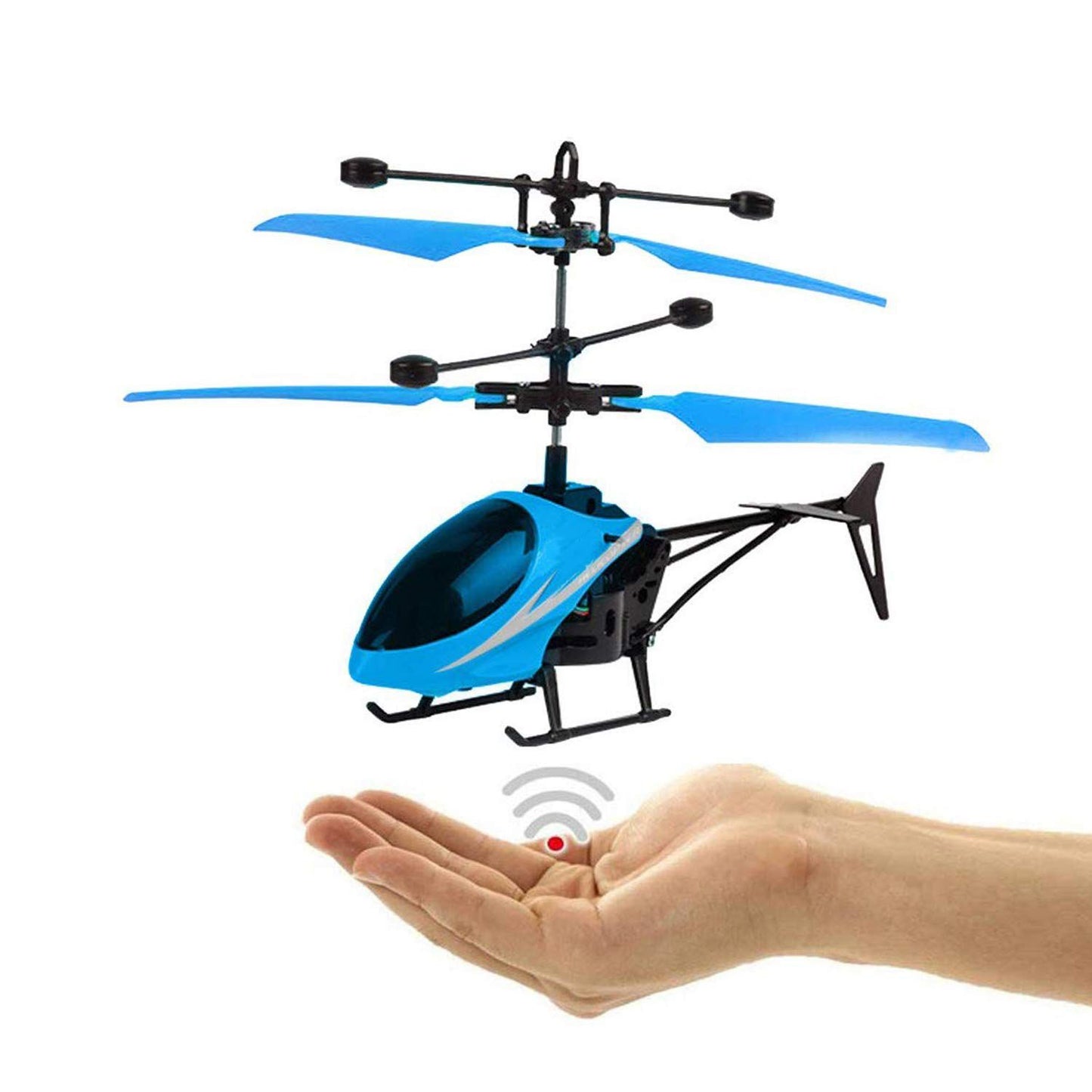 2-in-1 Remote Control & Hand Sensor Flying Helicopter | Rechargeable