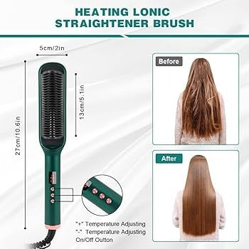 Electric Professional Hair Straightening Brush